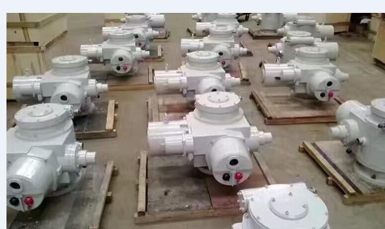 DZW250 Explosion proof type multi turn electric gate valve for gate valve 